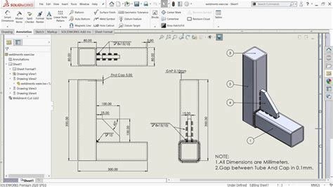 solidworks weldment tutorial